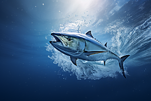 金枪鱼自然海洋素材