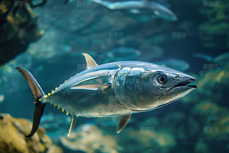 金枪鱼水产水族素材
