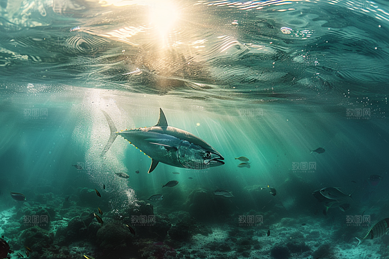 金枪鱼水族海产素材