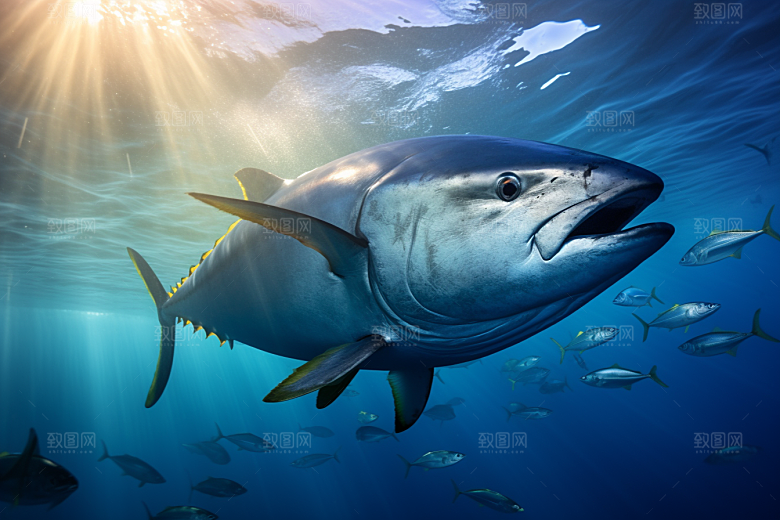 金枪鱼水族食材素材
