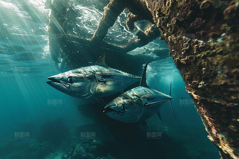 金枪鱼水族鱼类素材
