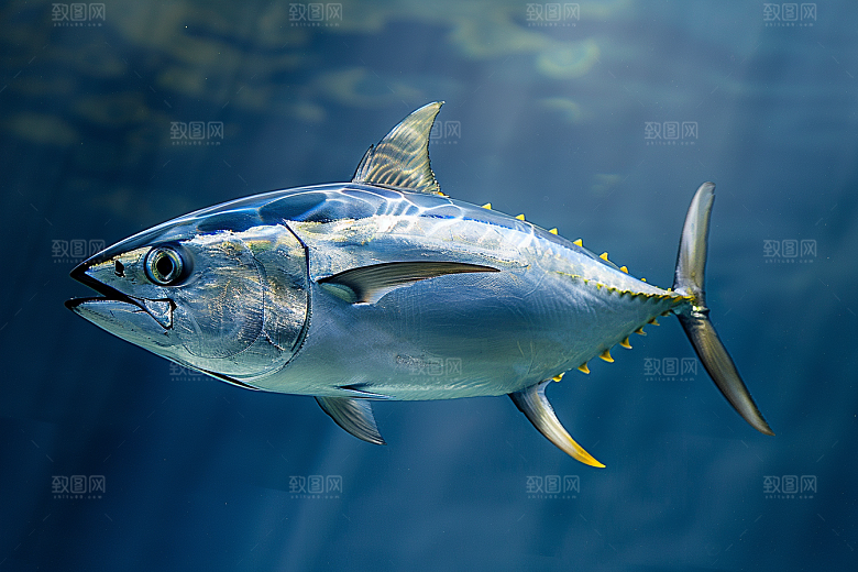 金枪鱼鱼类水族素材