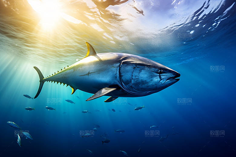 金枪鱼水族自然素材