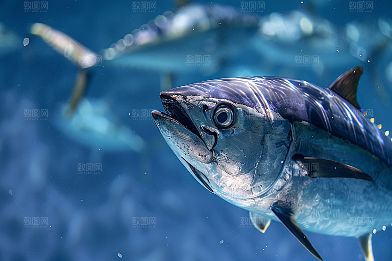 金枪鱼大海食材素材