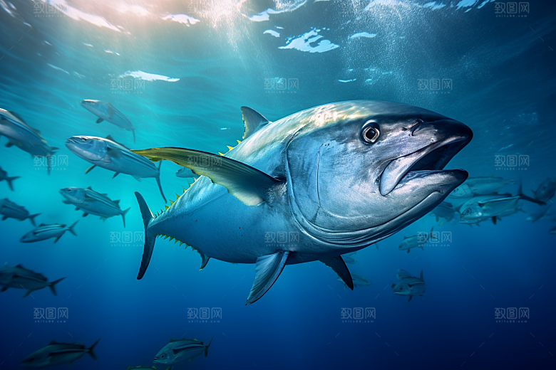 金枪鱼食材大海素材