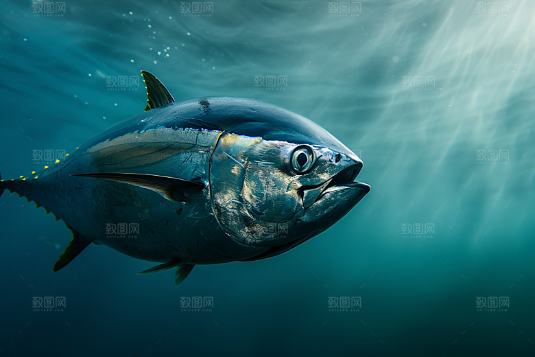 金枪鱼新鲜海产素材
