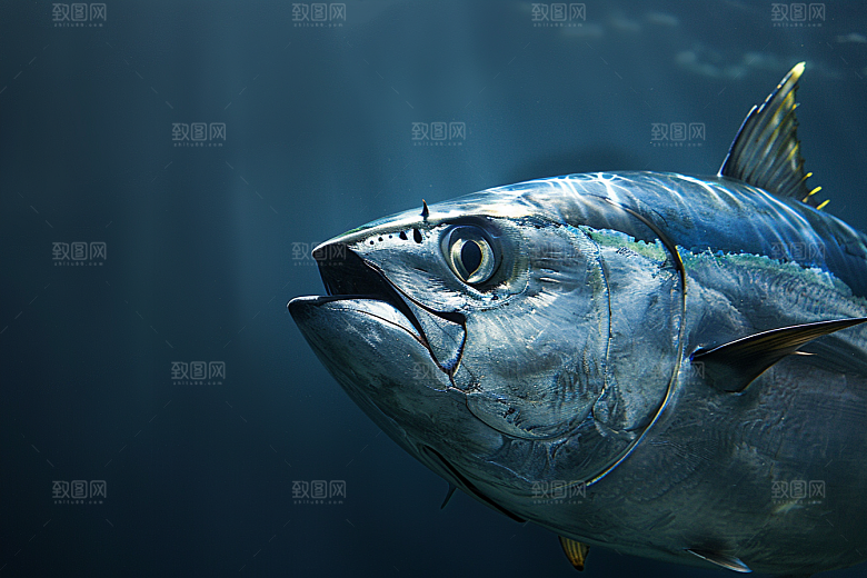 金枪鱼高清水族素材