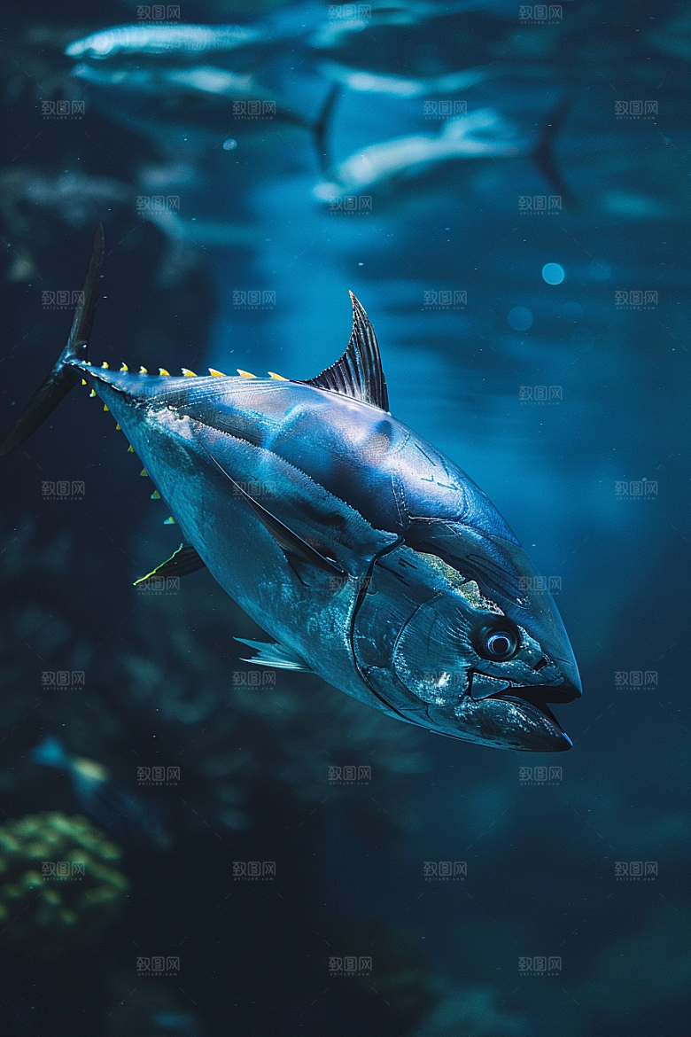 金枪鱼鱼类水族素材