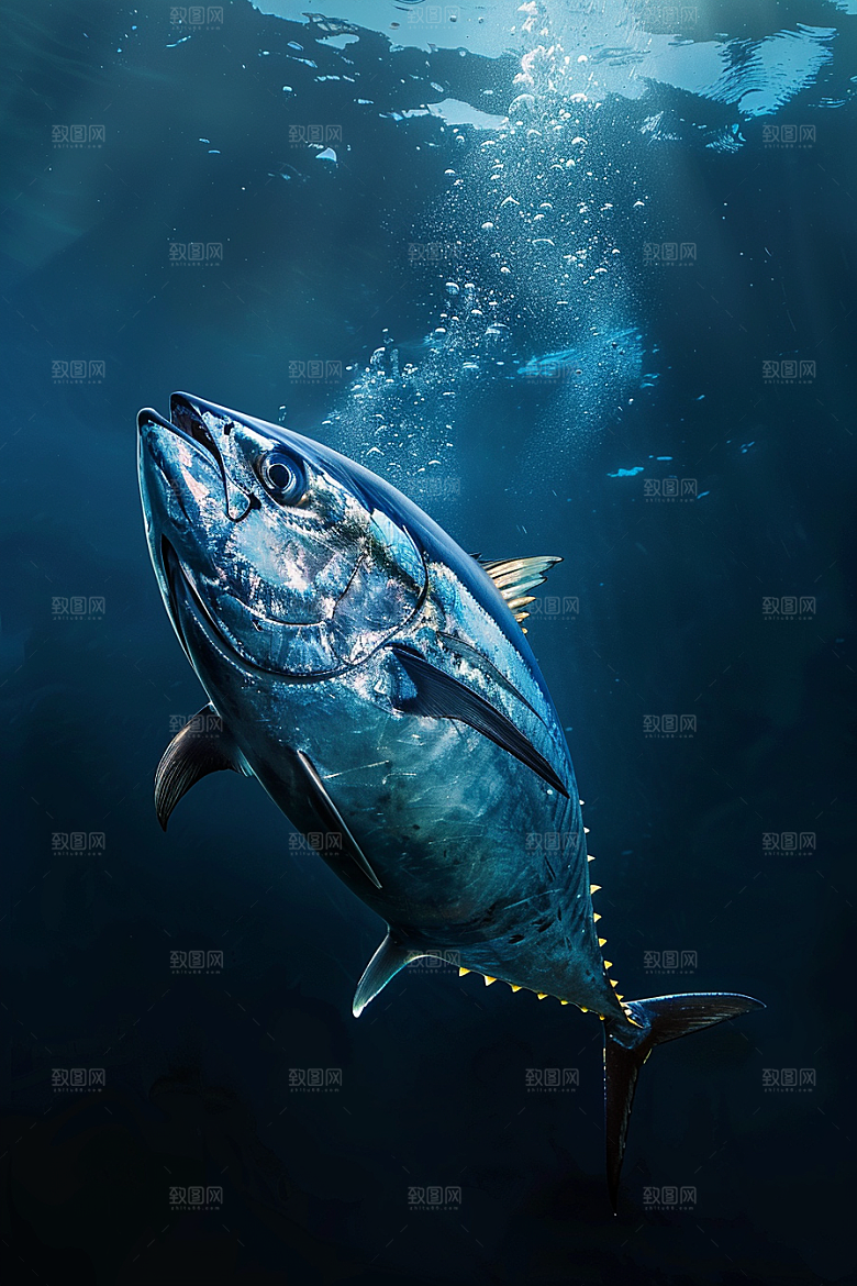 金枪鱼自然海洋素材