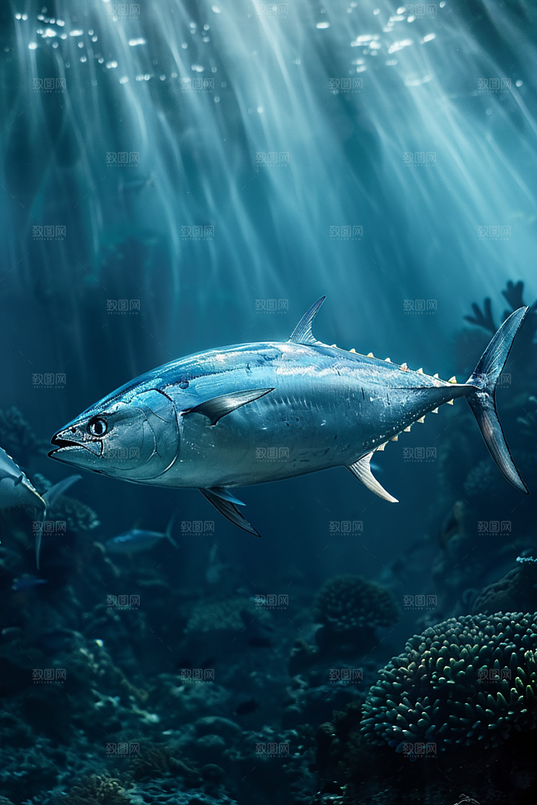 金枪鱼水族美食素材