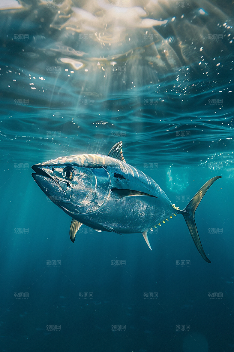 金枪鱼海洋海产素材