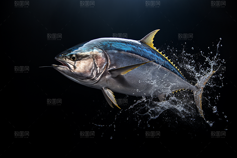 金枪鱼水产自然素材