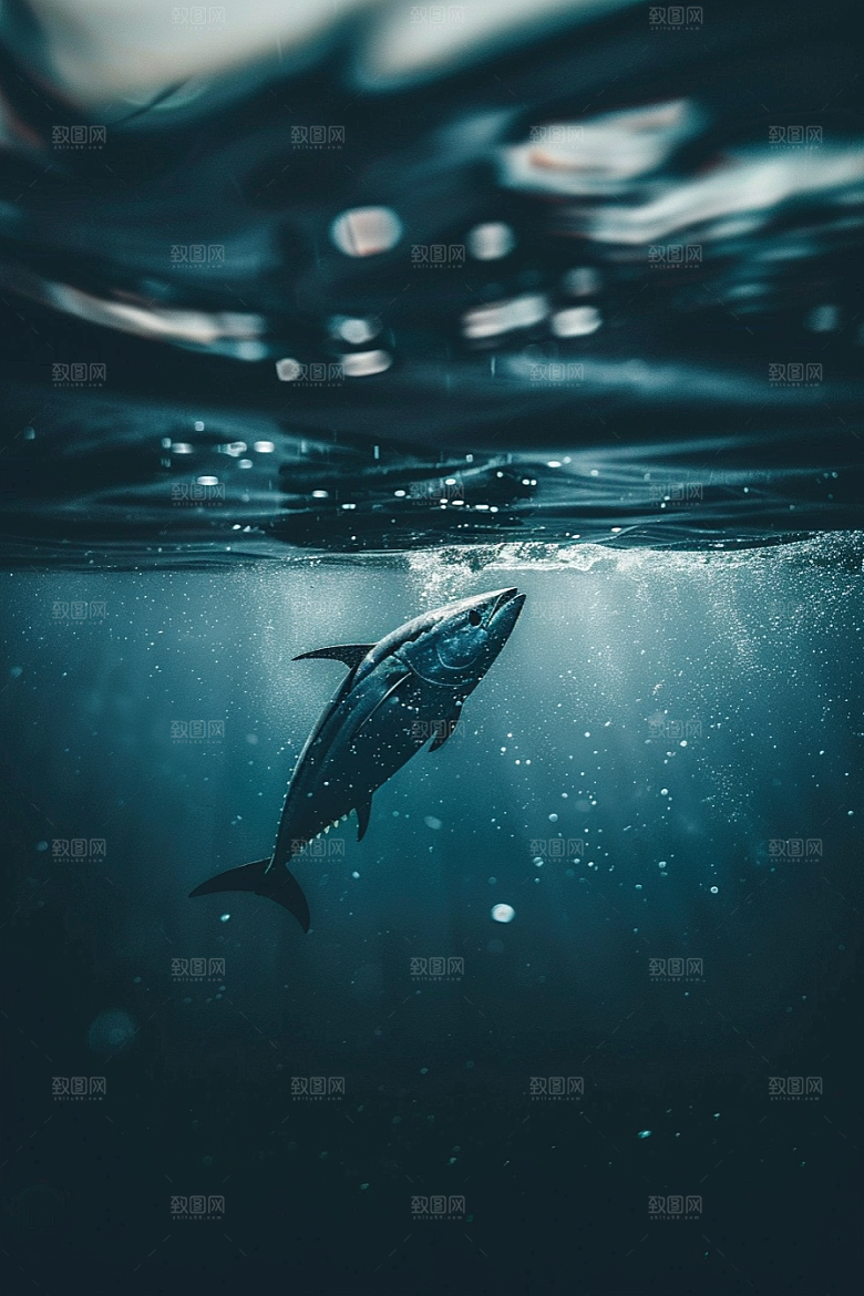金枪鱼水族美食素材
