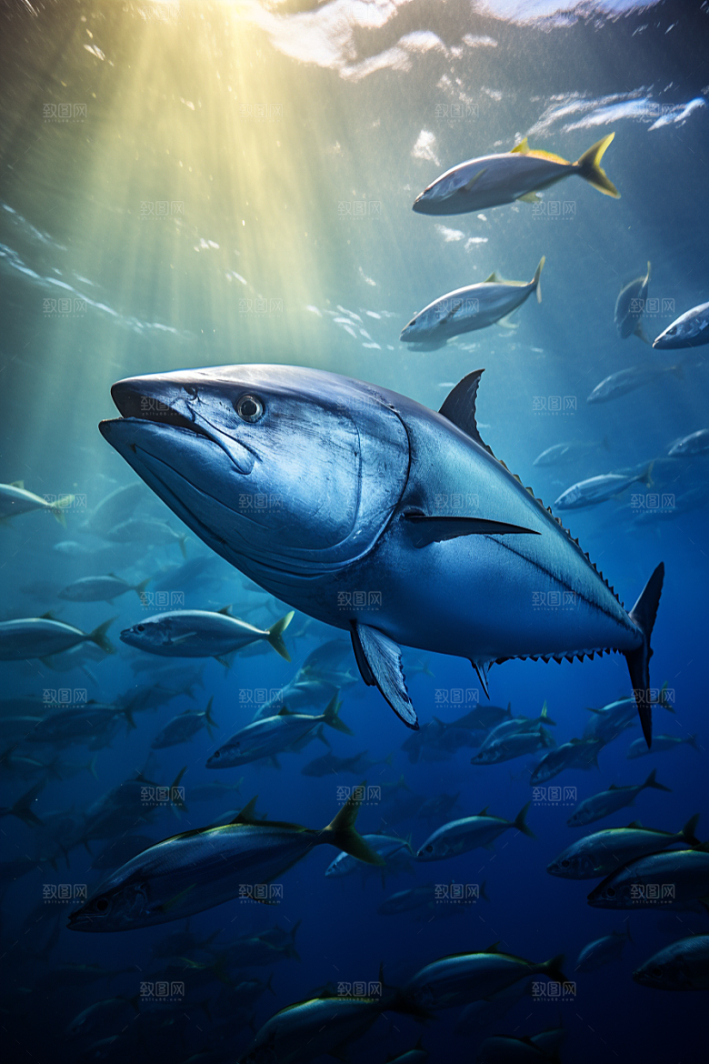 金枪鱼水族水产素材