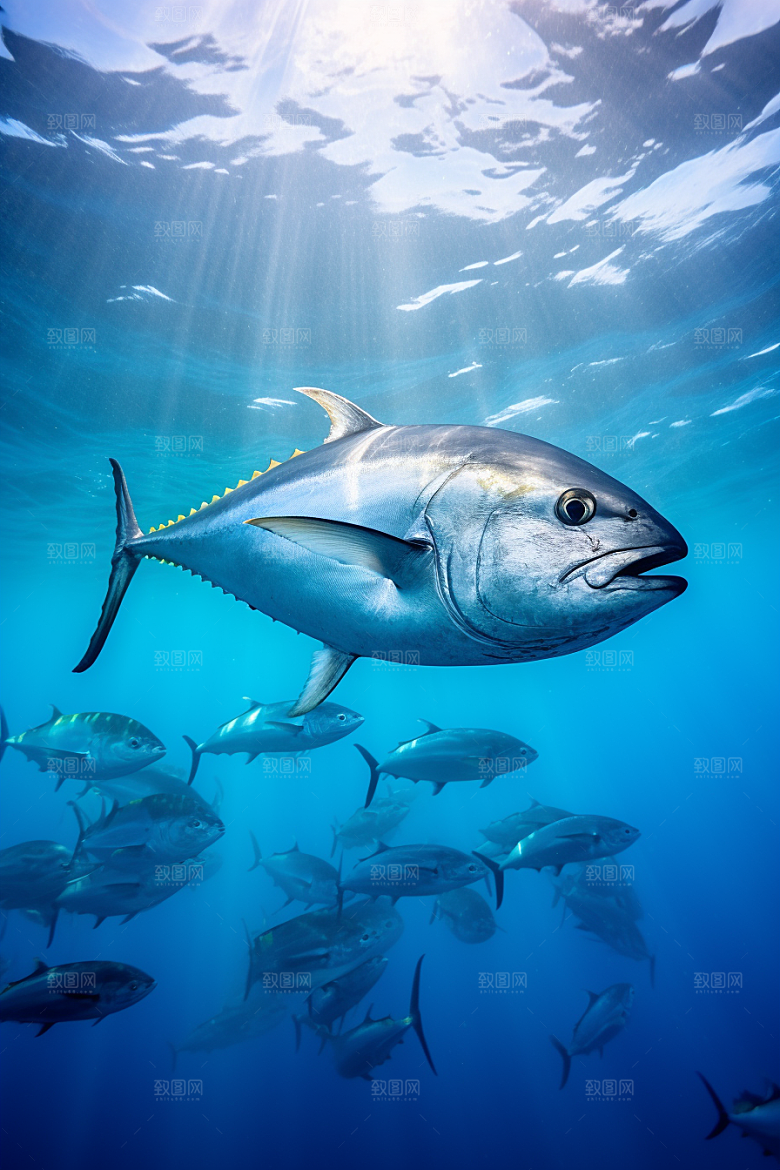 金枪鱼自然水族素材