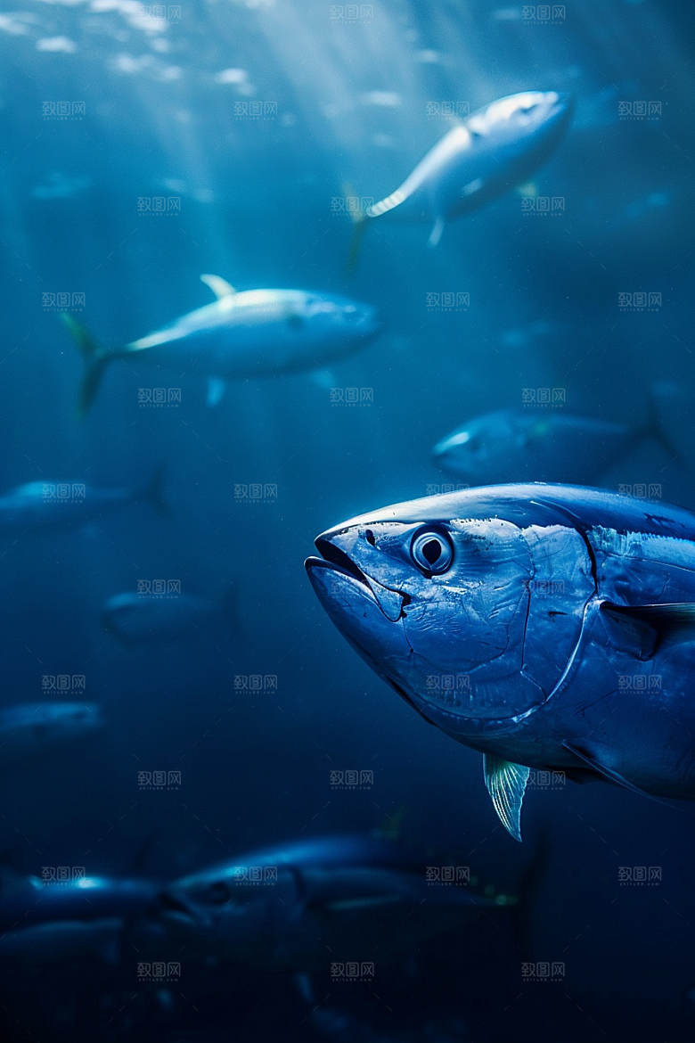 金枪鱼水产水族素材
