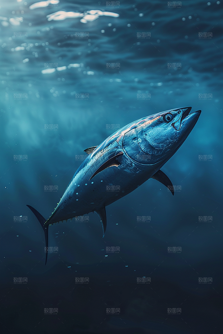 金枪鱼大海水产素材