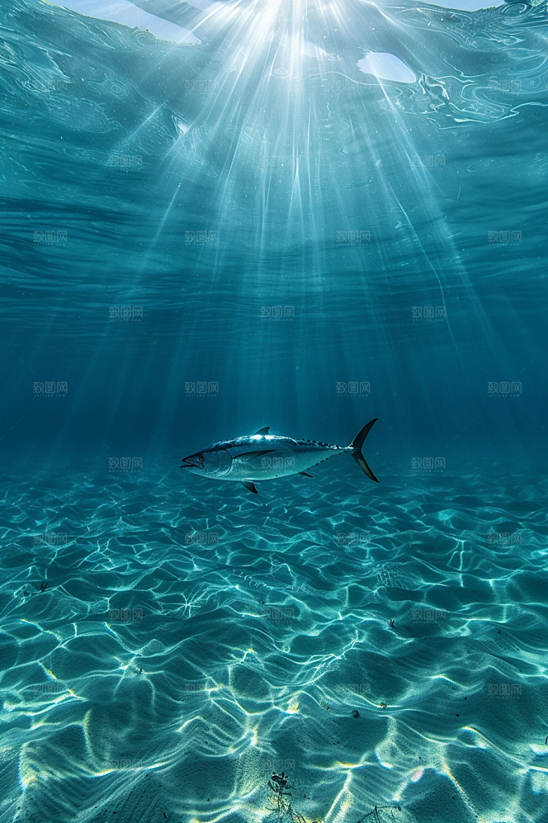 金枪鱼水族水产素材