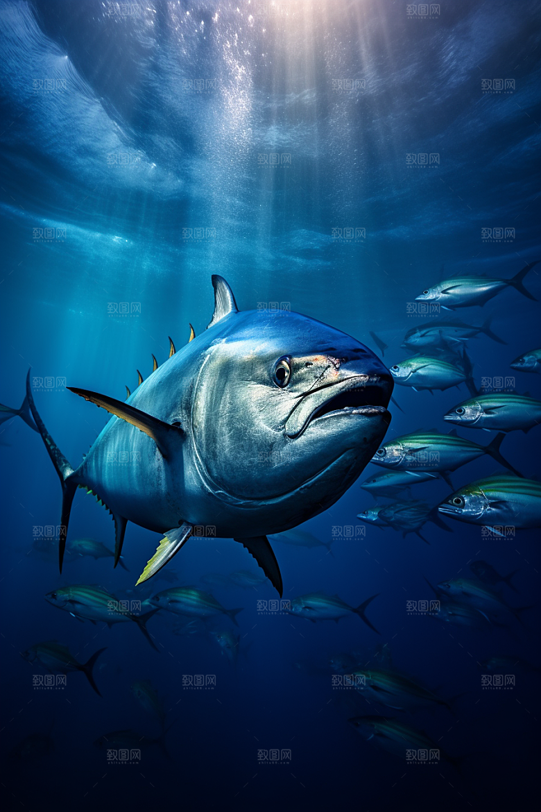金枪鱼水族鱼类素材