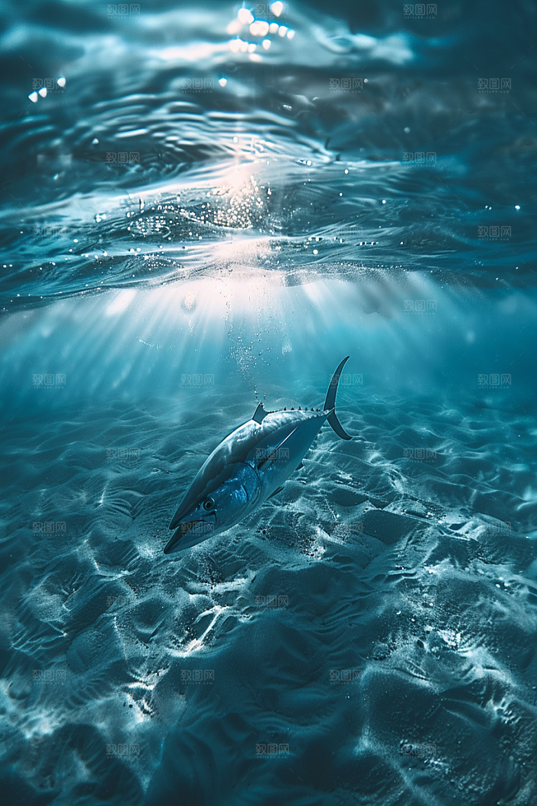 金枪鱼水族水产素材