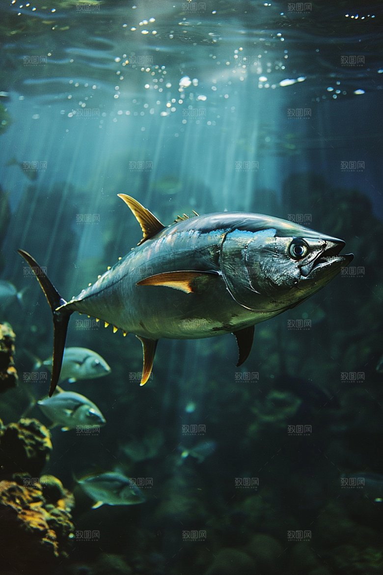 金枪鱼水产美食素材