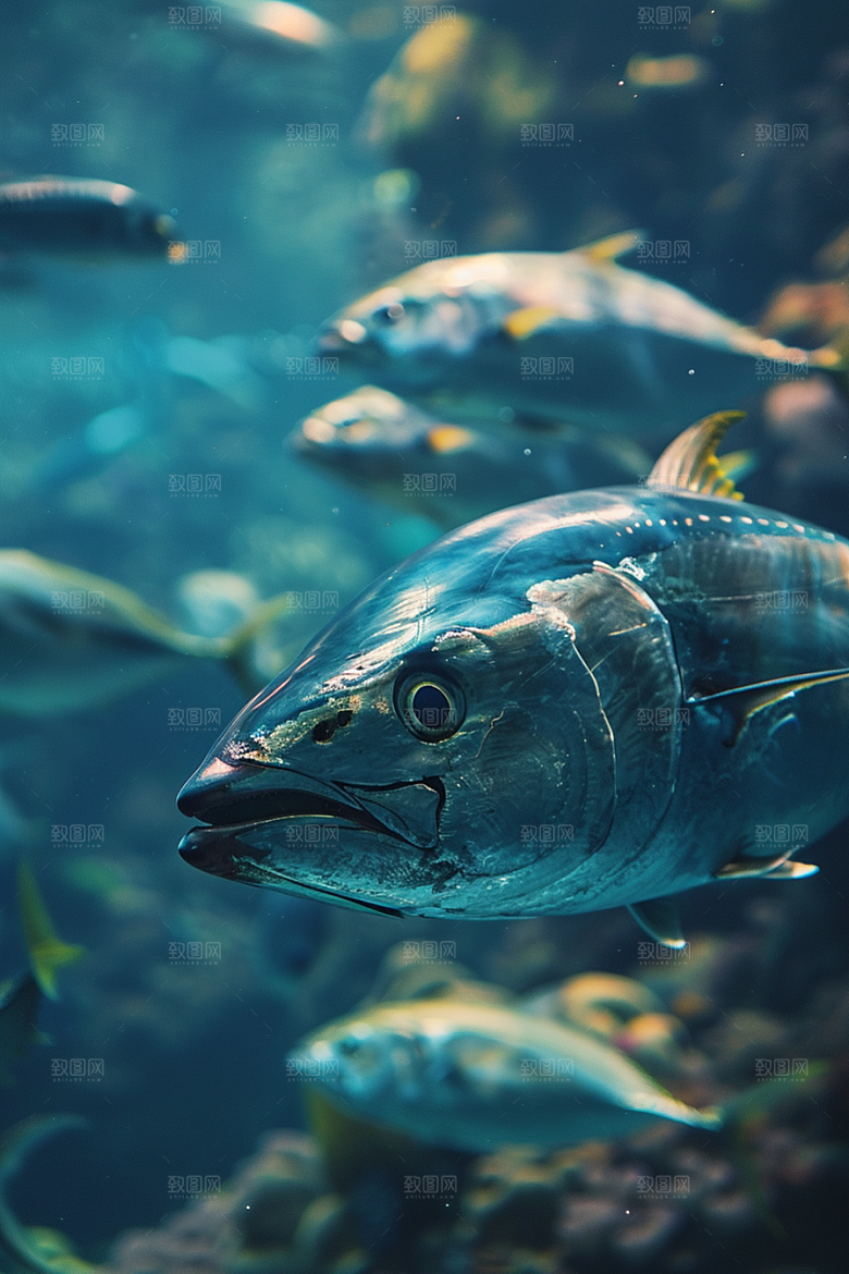 金枪鱼海洋自然素材