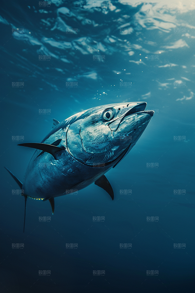 金枪鱼水族食材素材