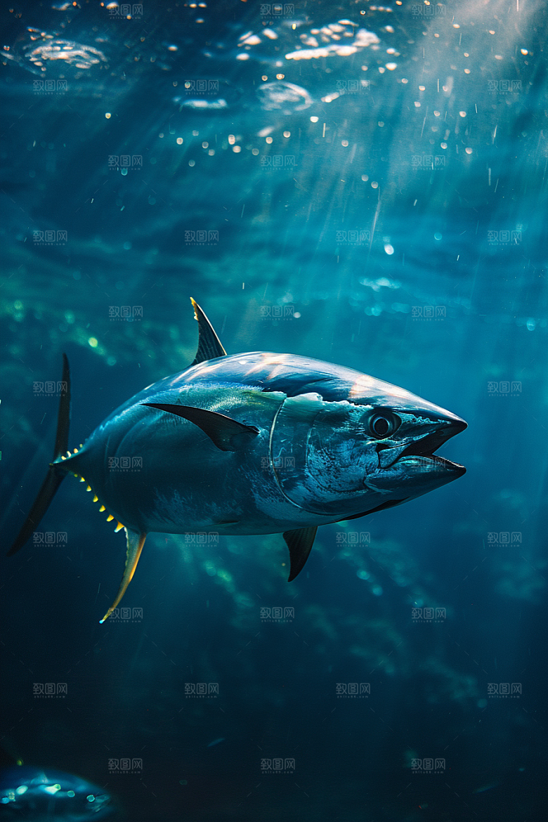 金枪鱼新鲜水族素材