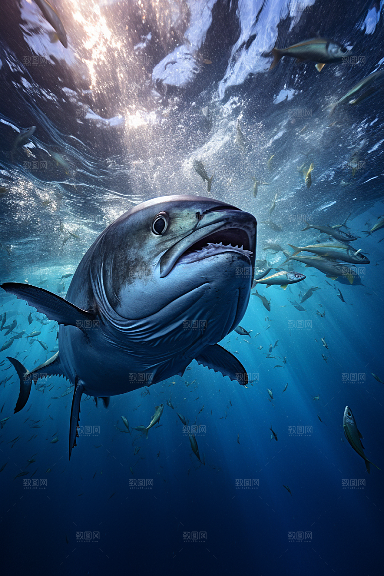 金枪鱼水族自然素材