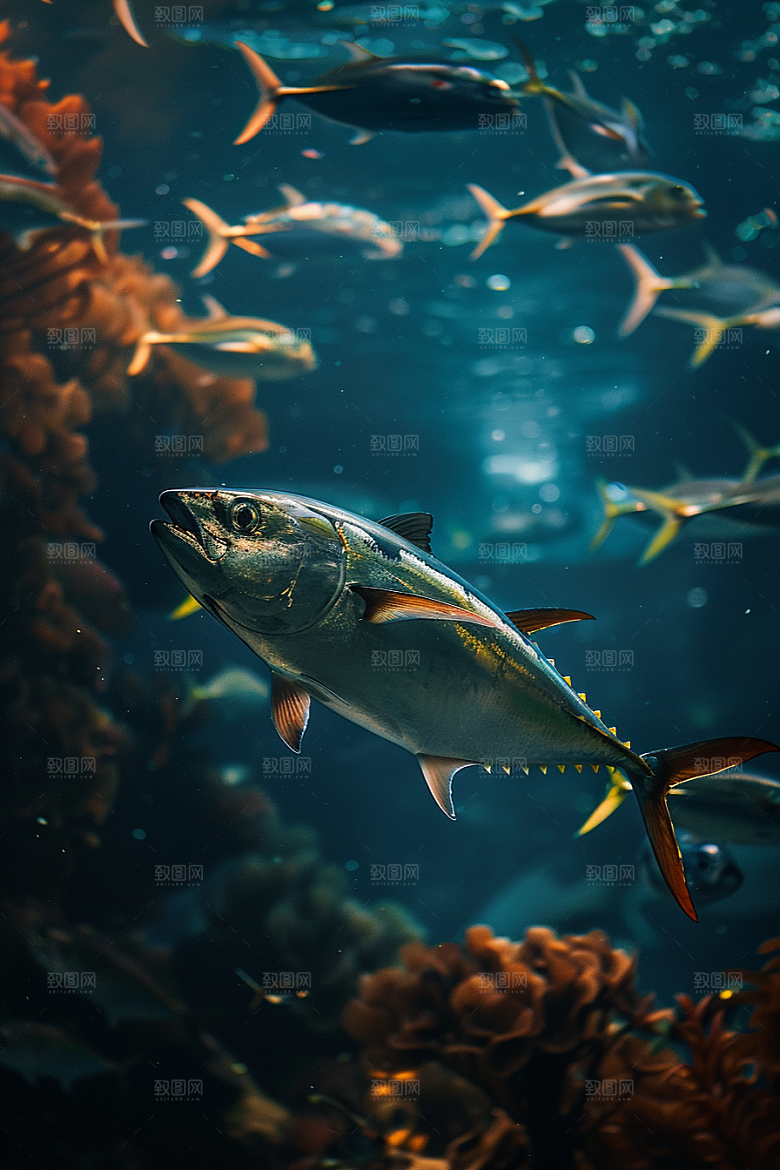 金枪鱼食材水族素材