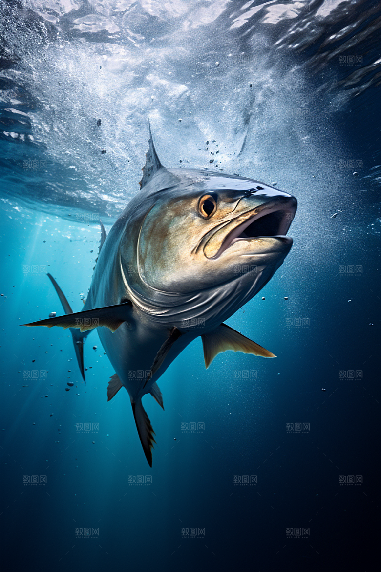 金枪鱼水族海洋素材