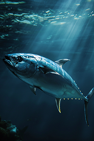 金枪鱼水族水产素材