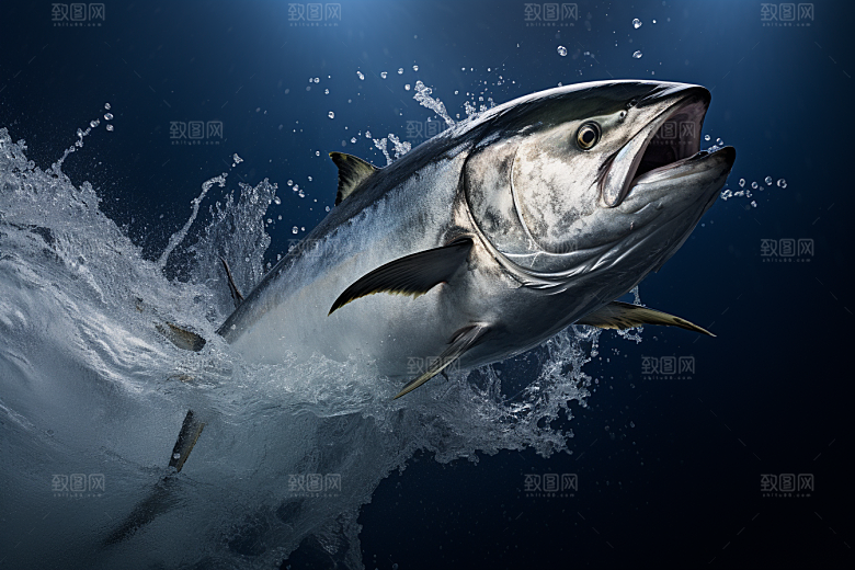 金枪鱼美食新鲜素材