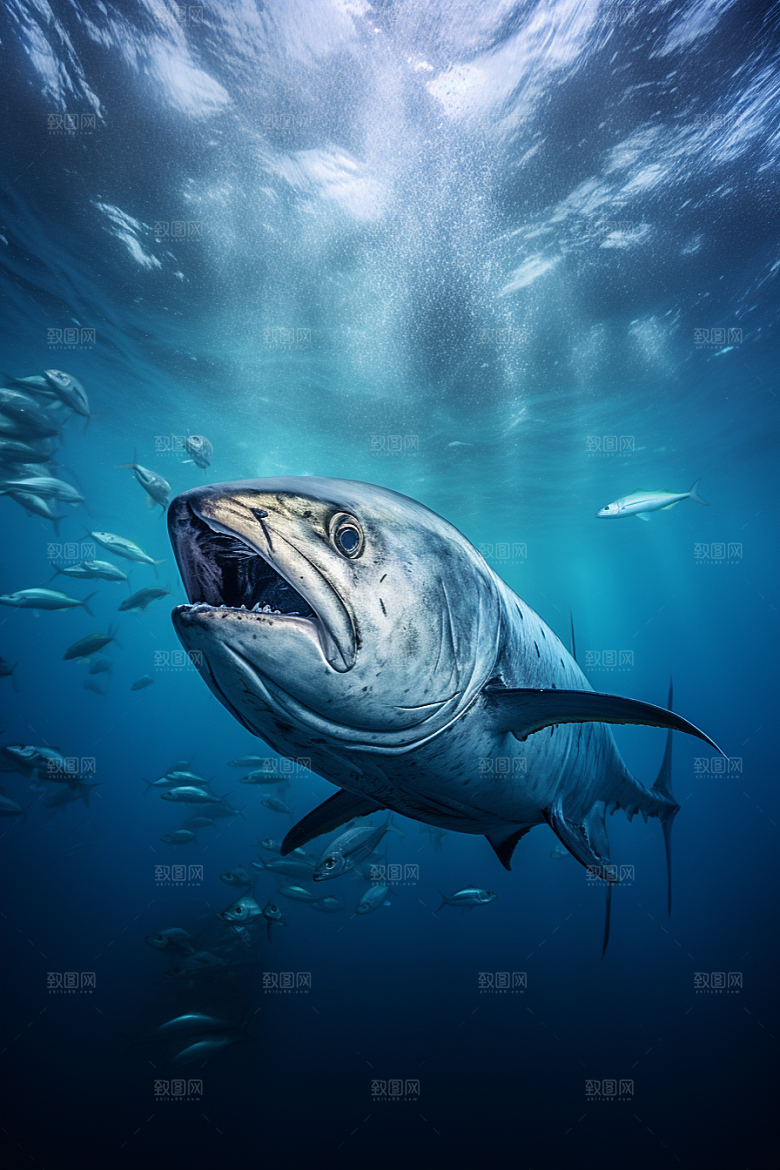 金枪鱼新鲜水族素材