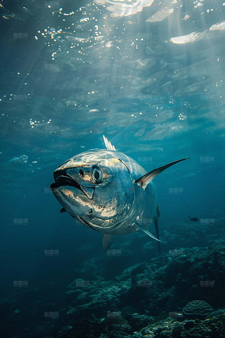 金枪鱼新鲜水族素材