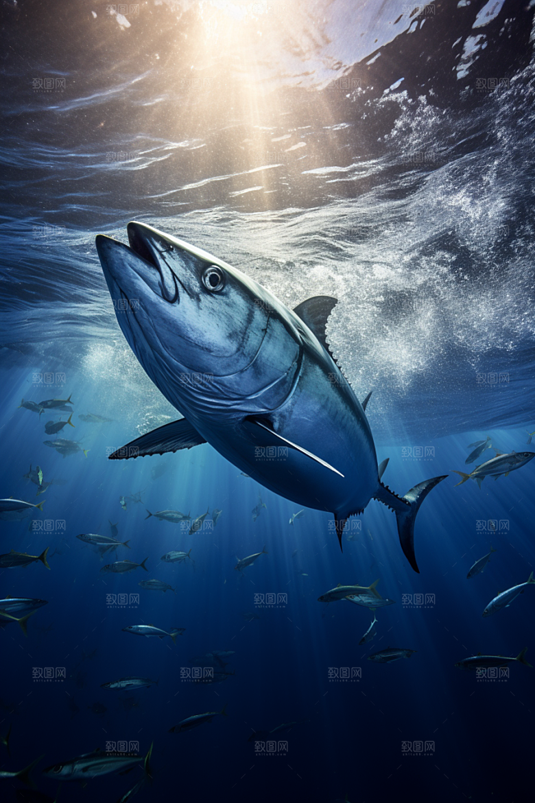 金枪鱼水族美食素材