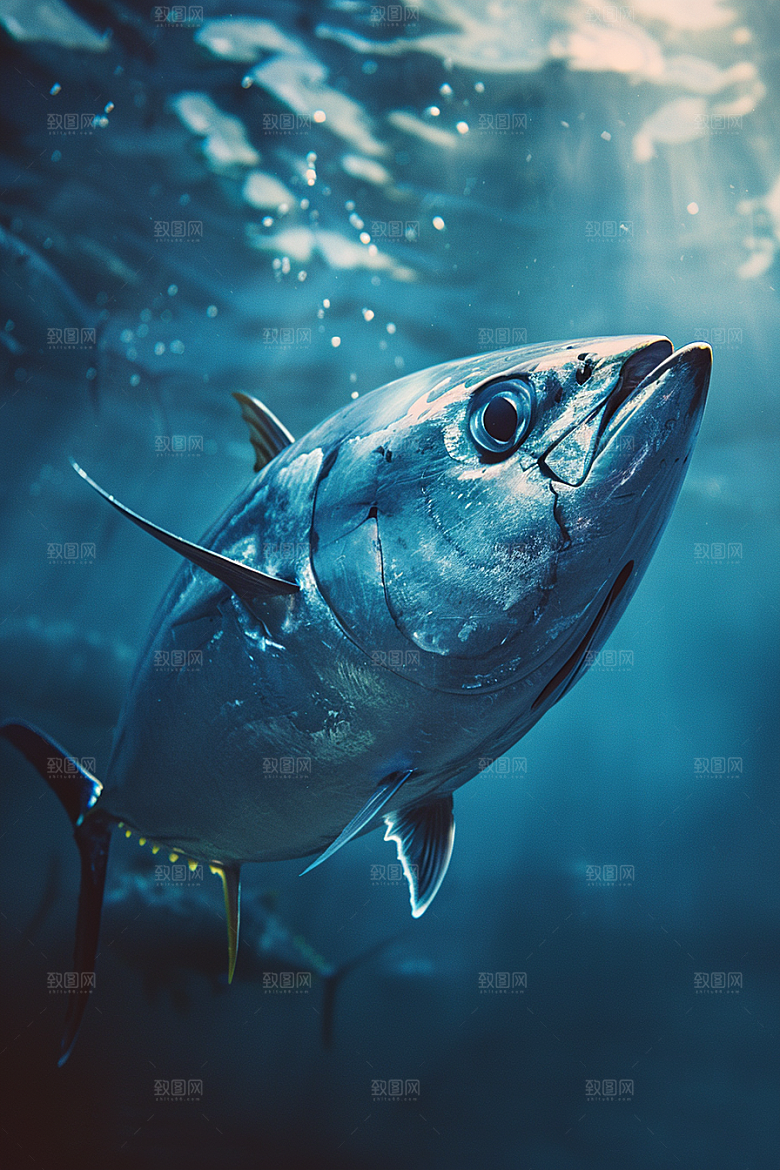 金枪鱼海产鱼类素材