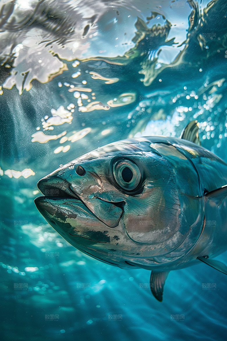 金枪鱼水族大海素材
