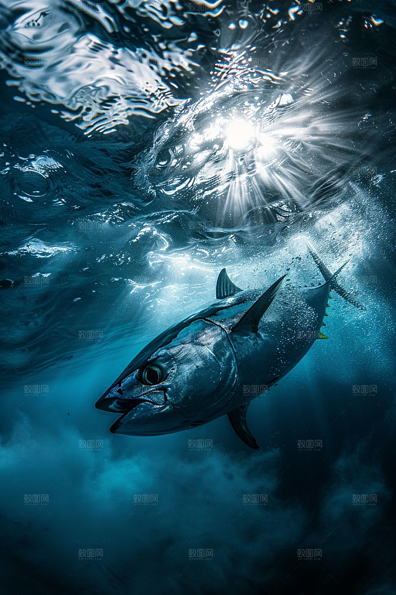 金枪鱼水族鱼类素材