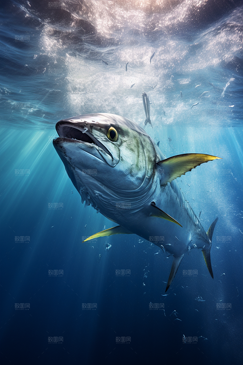 金枪鱼水族自然素材