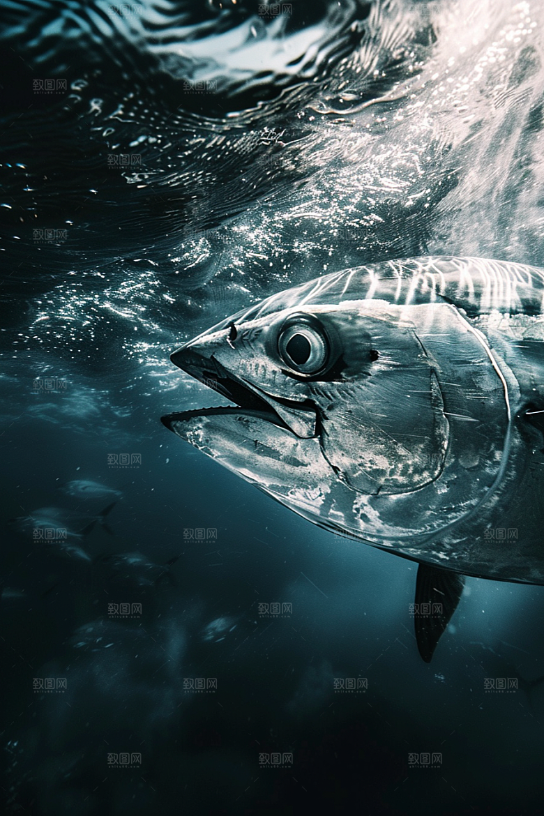 金枪鱼水族美食素材