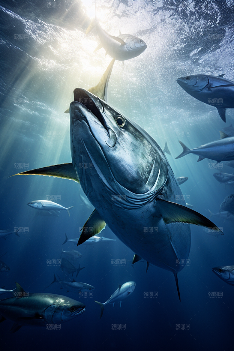 金枪鱼水族鱼类素材