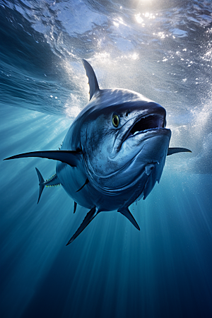 金枪鱼高清水族素材