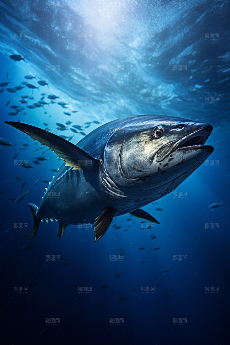金枪鱼水族新鲜素材