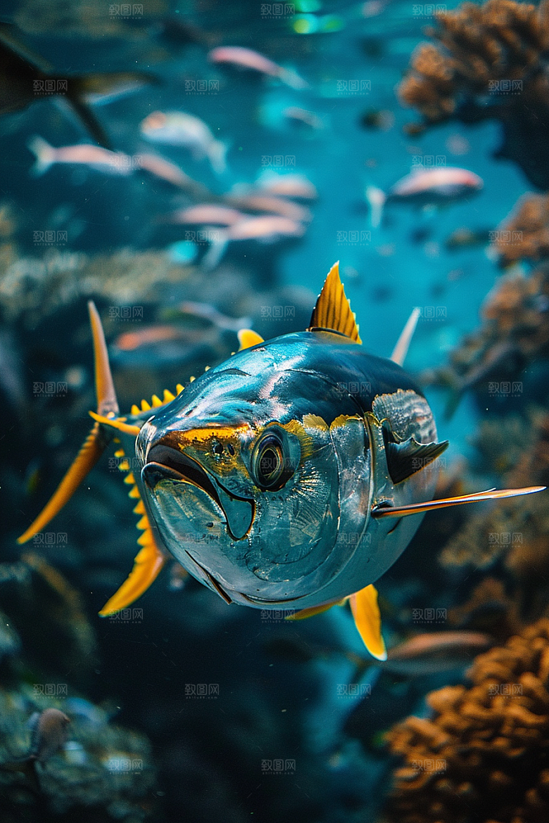 金枪鱼海洋水族素材
