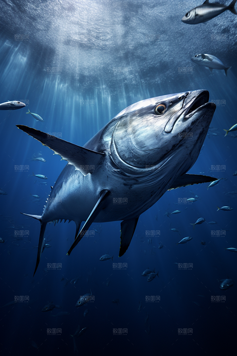 金枪鱼海洋水产素材