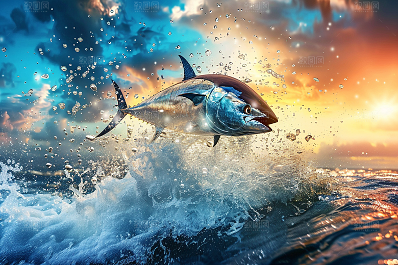金枪鱼水族新鲜素材