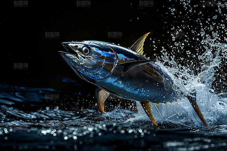 金枪鱼鱼类海洋素材