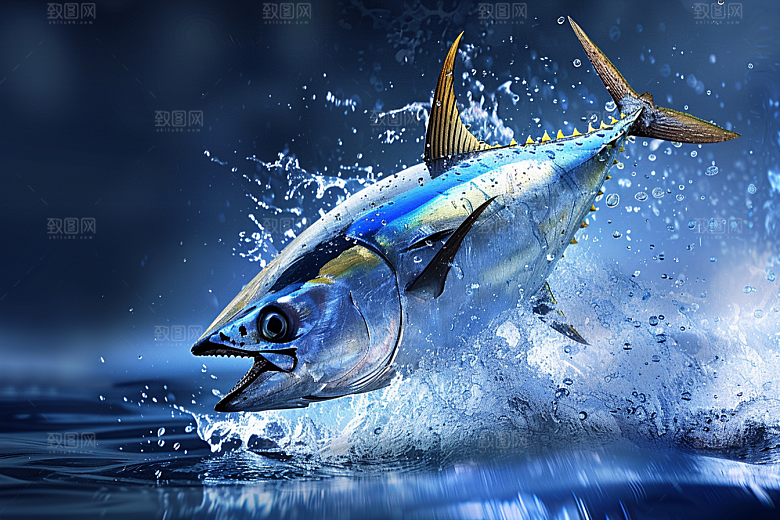 金枪鱼海产食材素材