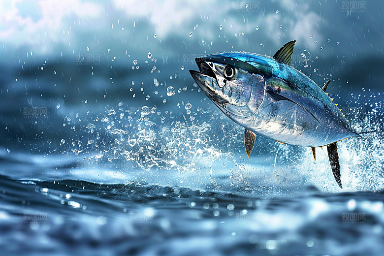 金枪鱼海洋水产素材